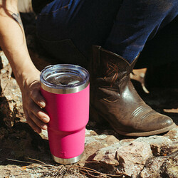 Shop our Rambler 30 oz in our new Prickly Pear Pink Color Collection